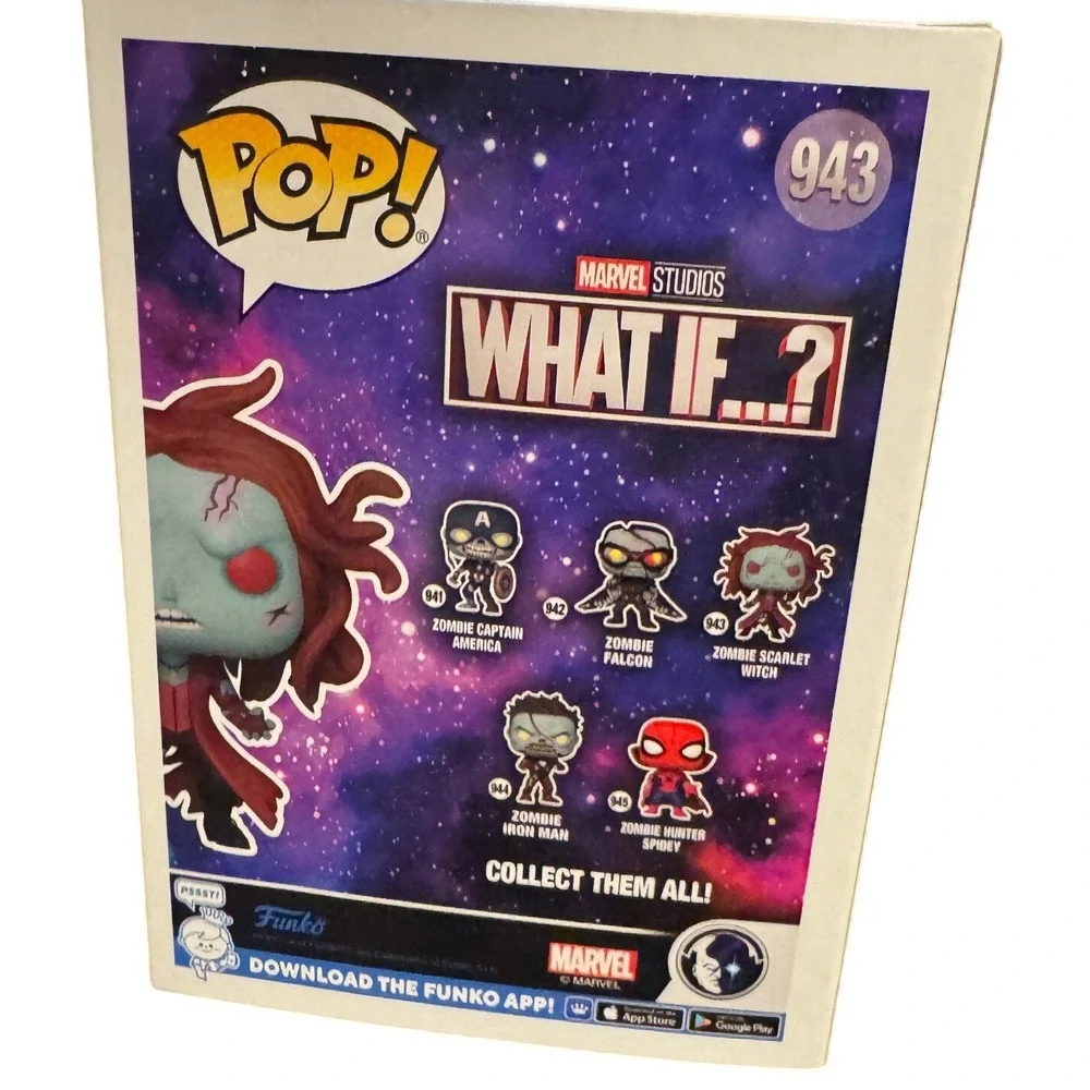 Funko Pop Marvel What If Zombie‎ Scarlet Witch 943 Vinyl Bobblehead Figure